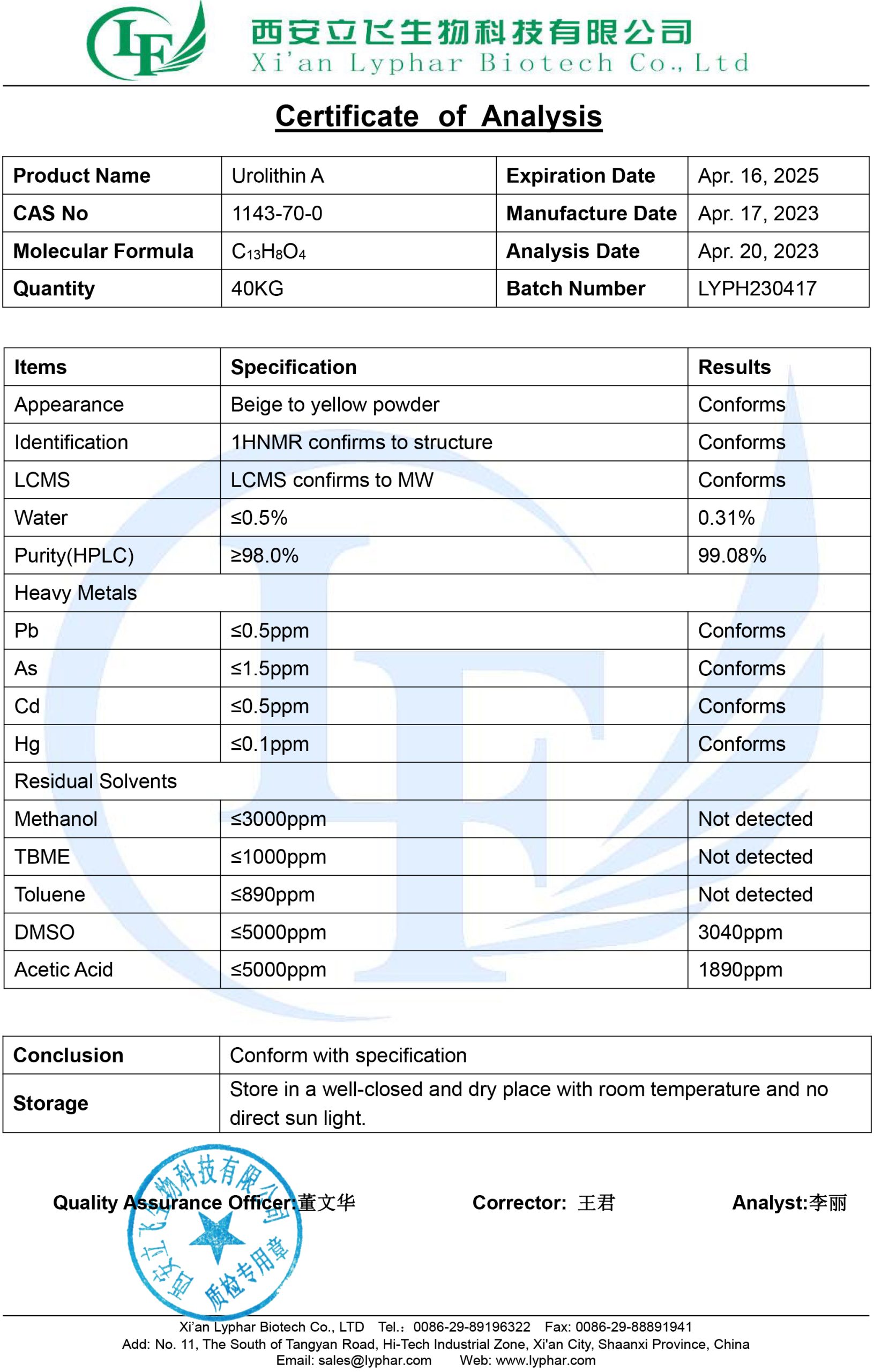 Urolithin A-Wenzhou Junlang Technology Co., Ltd Urolithin A-Wenzhou Junlang Technology Co., Ltd