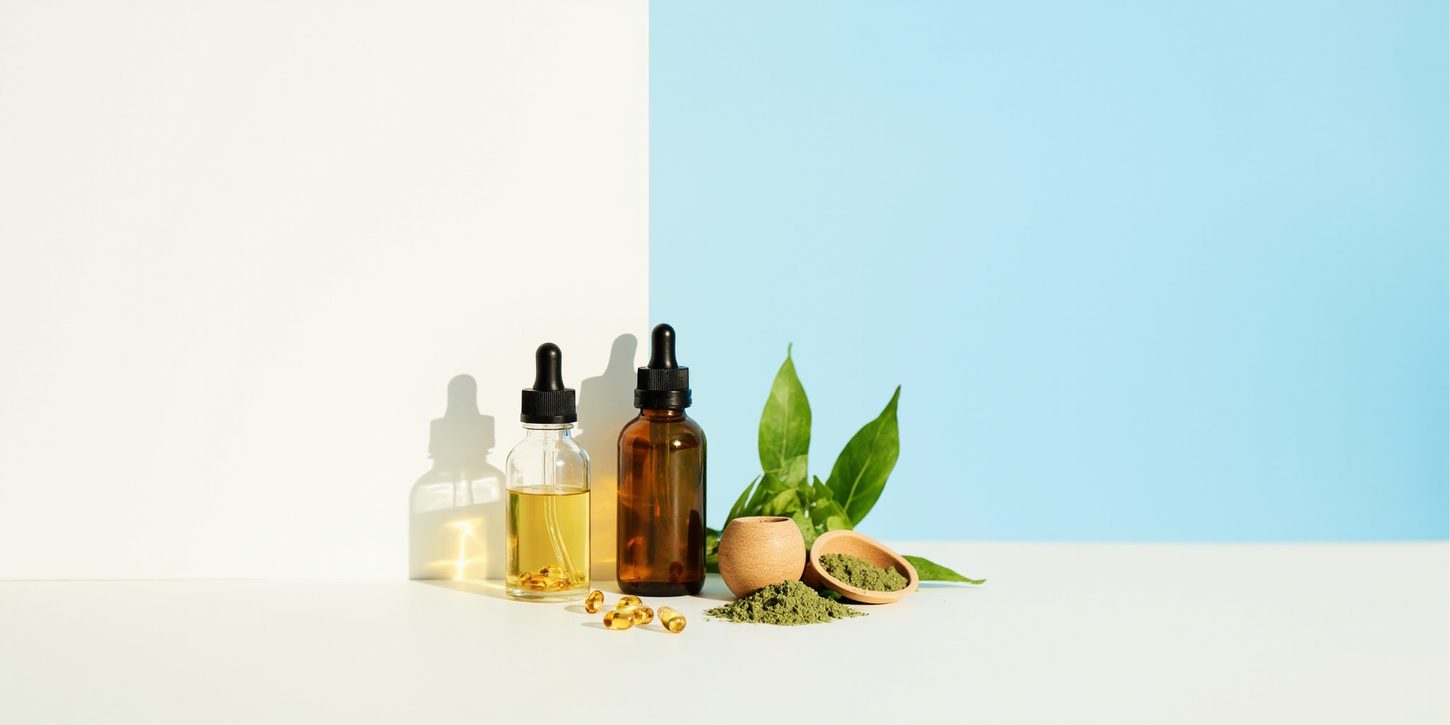 Natural plant extract and nutrition ingredients banner